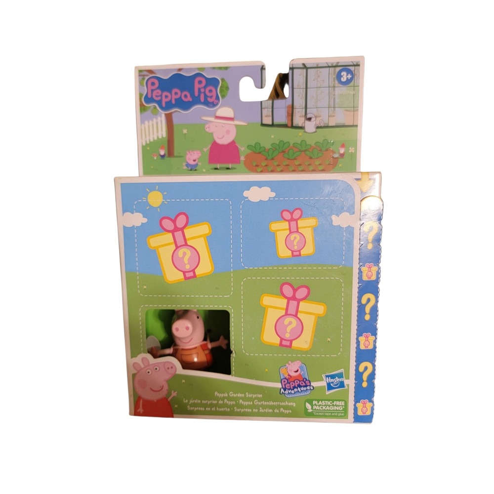 Peppa Pig Peppa's Garden Surprise Toy Figure New Plastic‎ Free Packaging